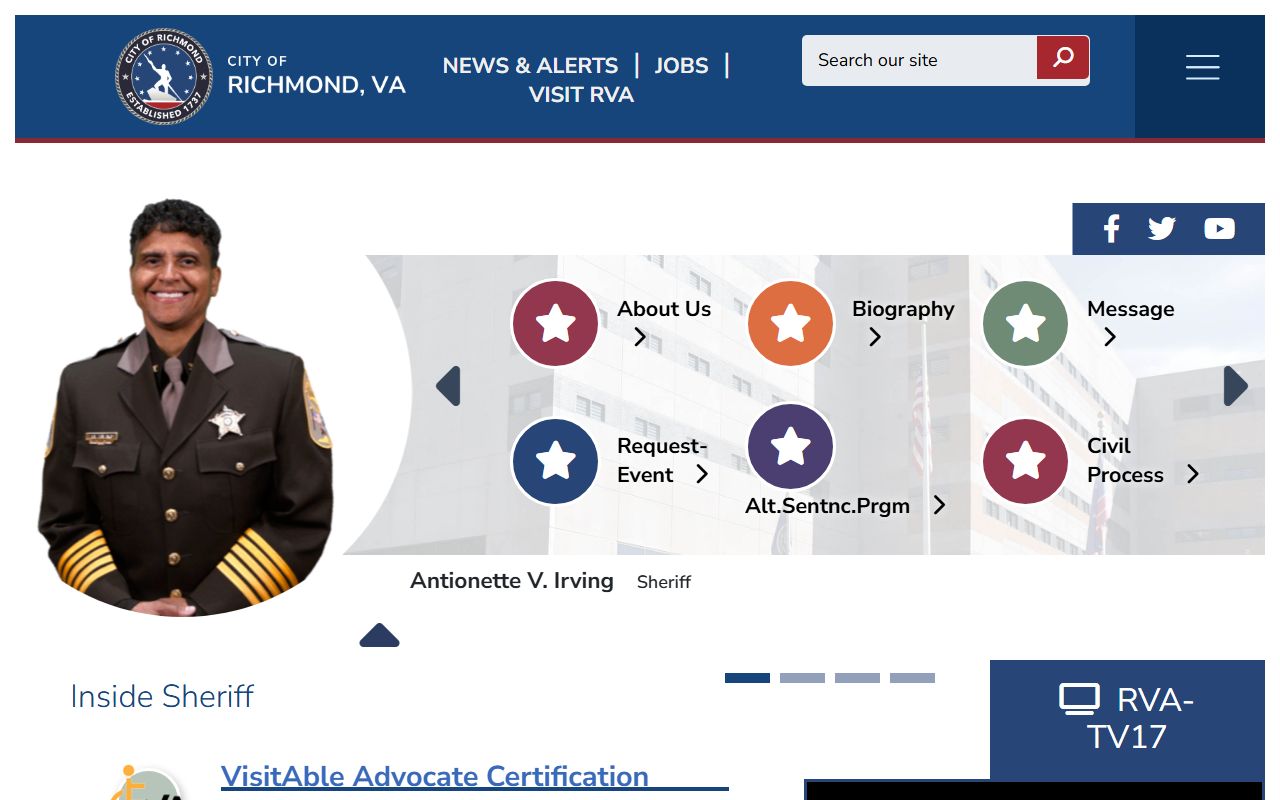 Richmond Sheriff's Office Richmond 72 hour booking inmate lookup