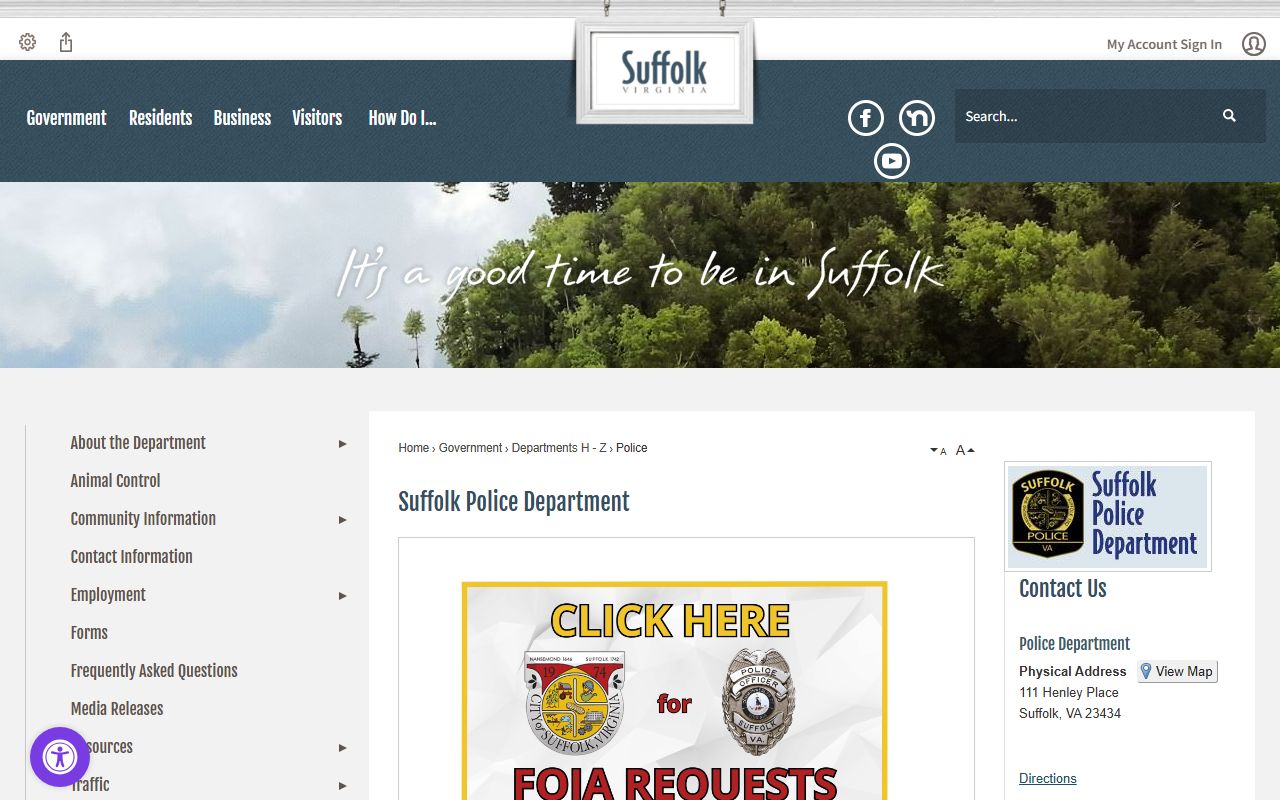 Suffolk Police Department 72 hour booking arrest records