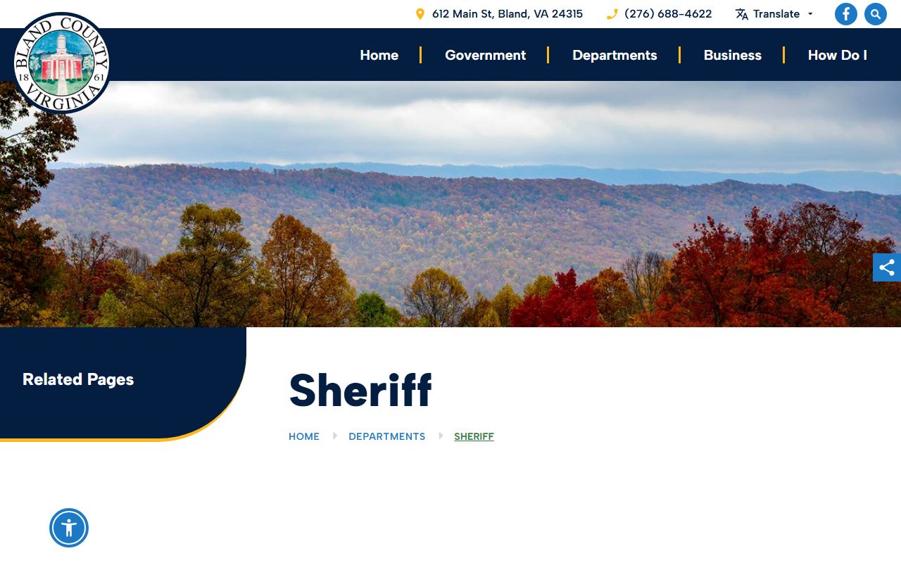 Bland County Sheriff's Office 72 hour booking arrest records