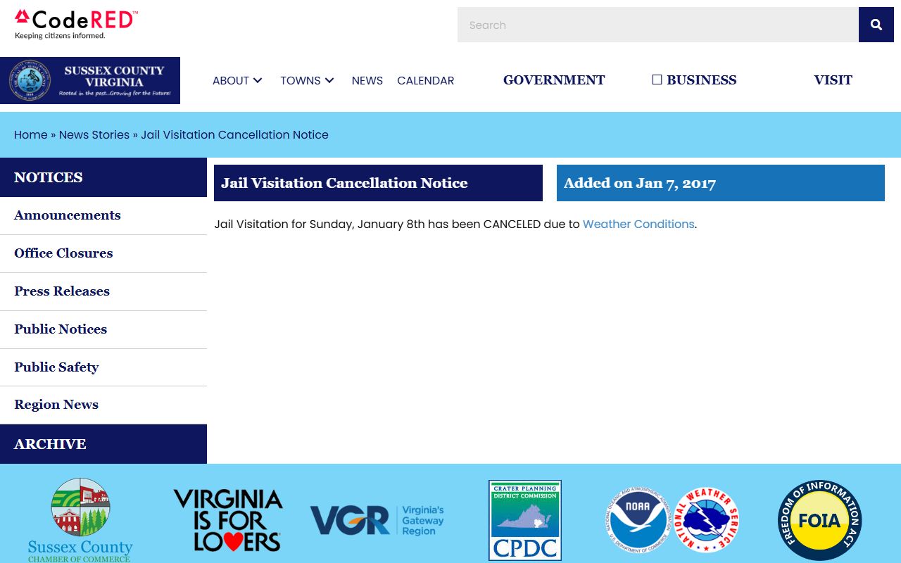 Sussex County Jail Sussex County 72 hour booking inmate page